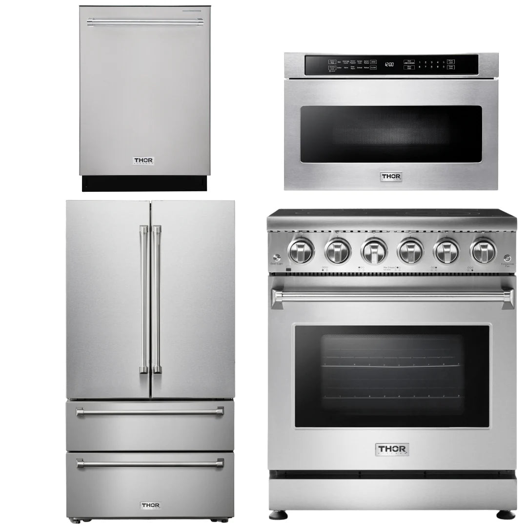 30 Electric Range, Microwave, Refrigerator, Dishwasher N59640