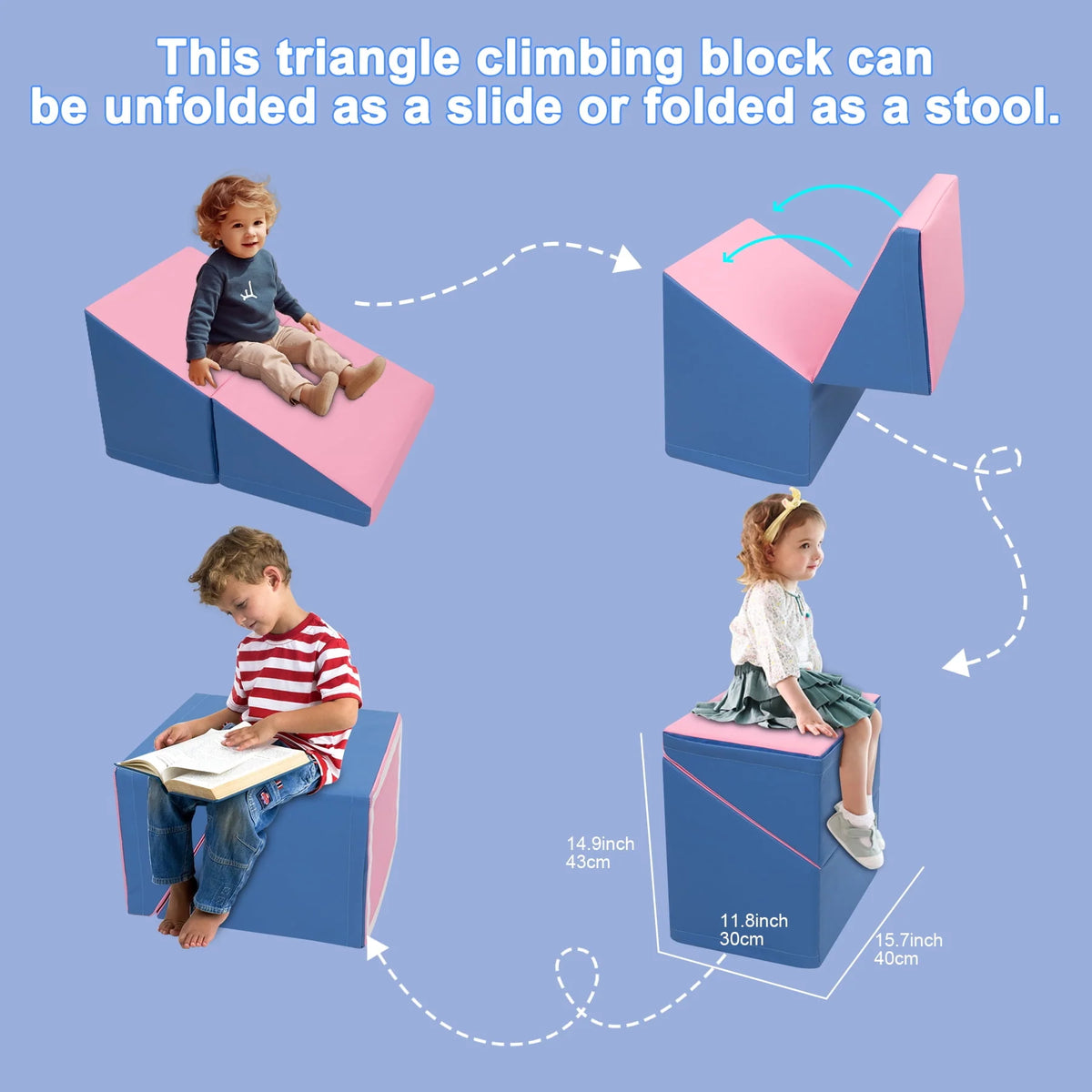 5 Pcs Kids Climbing Toys Foam Climber Blocks N140114