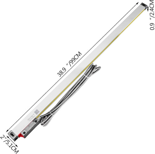 1 Axis Lathe Linear Scale 850mm with Accuracy 0.0002 Optical Length Precision Linear Scale Aluminum Body V534777