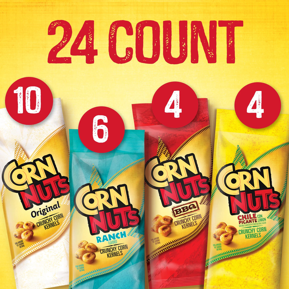 Crunchy Corn Kernels Variety Pack, 24 ct, 1.7 oz Packs O2921