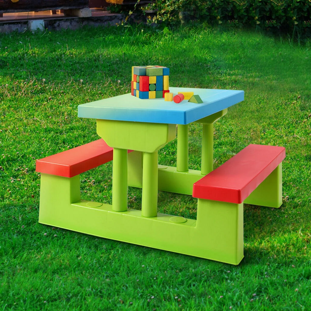 Kids Picnic Table with Umbrella B570
