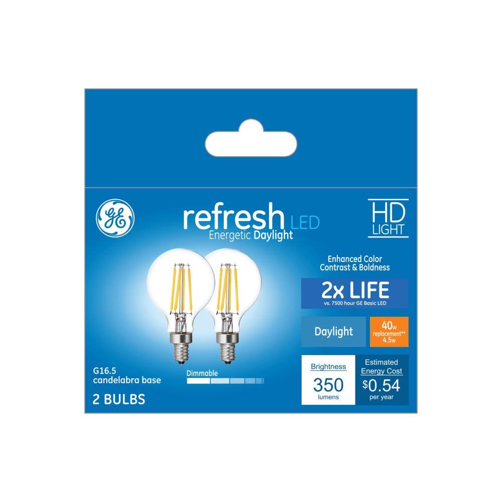 40-Watt Daylight Dimmable Globe Light Bulb 12-Pack Q154701