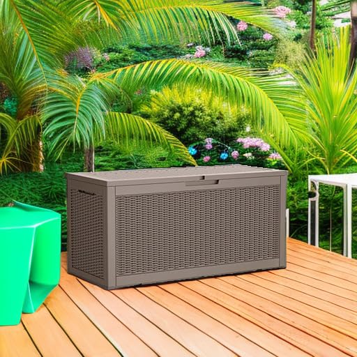 100 Gallon Waterproof Resin Deck Box P17773