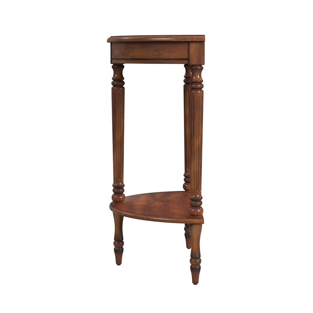 Antique Cherry Demilune Console Table U449077