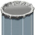 28 ft. Black Tan Round Above Ground Winter Pool Cover X16325