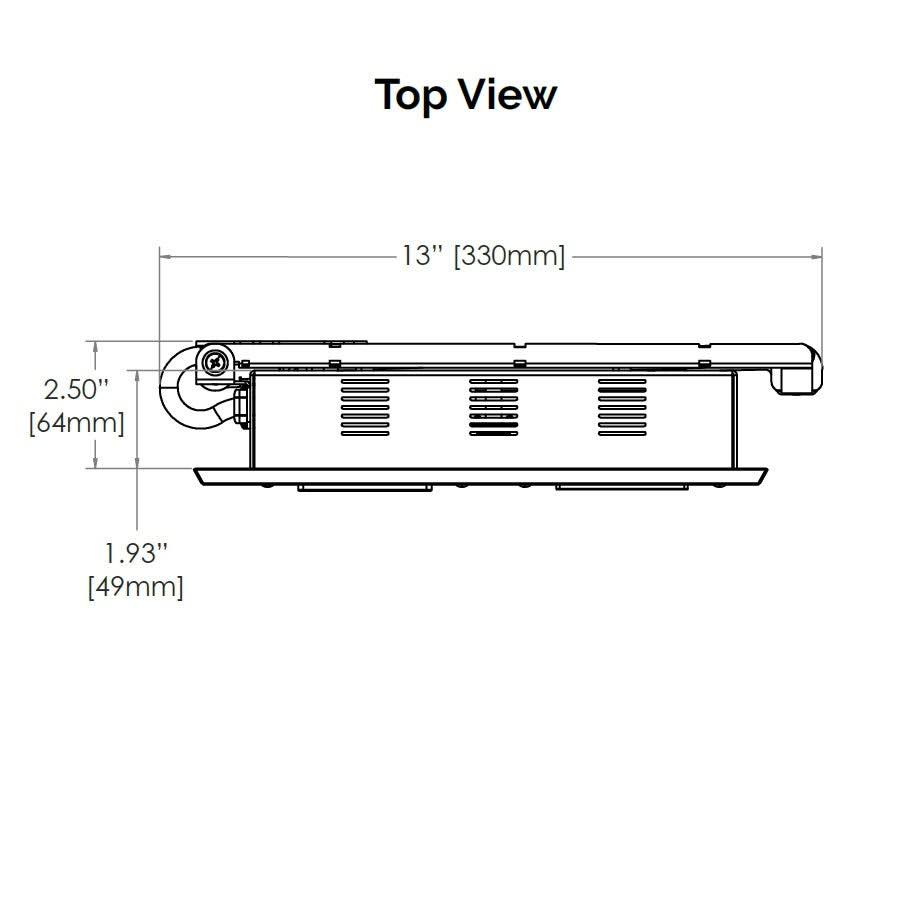 In-Drawer Outlet with 20 Amp AC Outlets USB-C and USB-A Ports White K197965