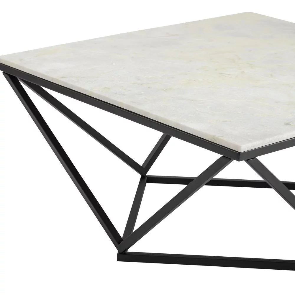 White Marble Cocktail Table Z6325