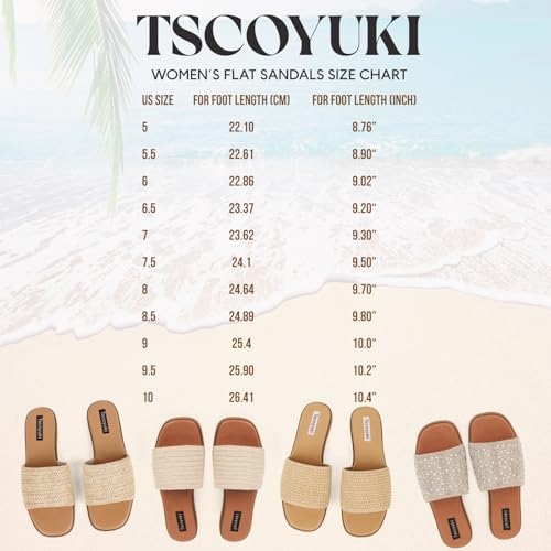Slides Sandals for Women Open Toe Slip On O600
