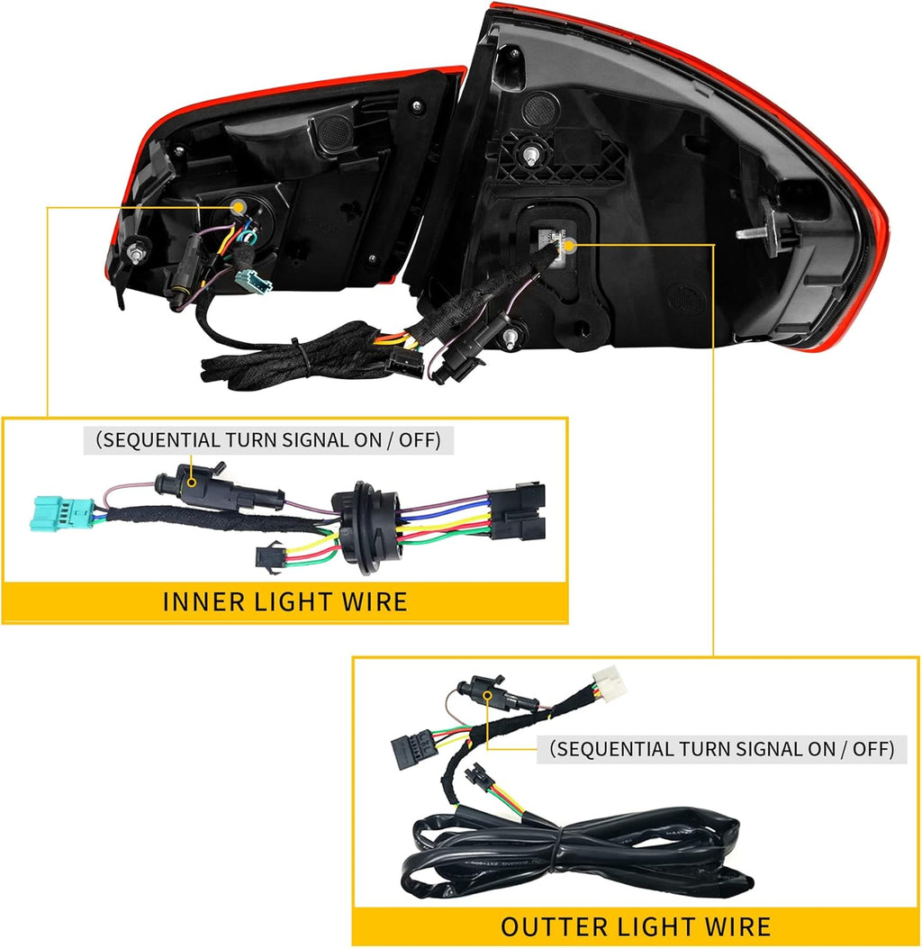 OLED Tail Lights with Sequential Turn Signal K72381