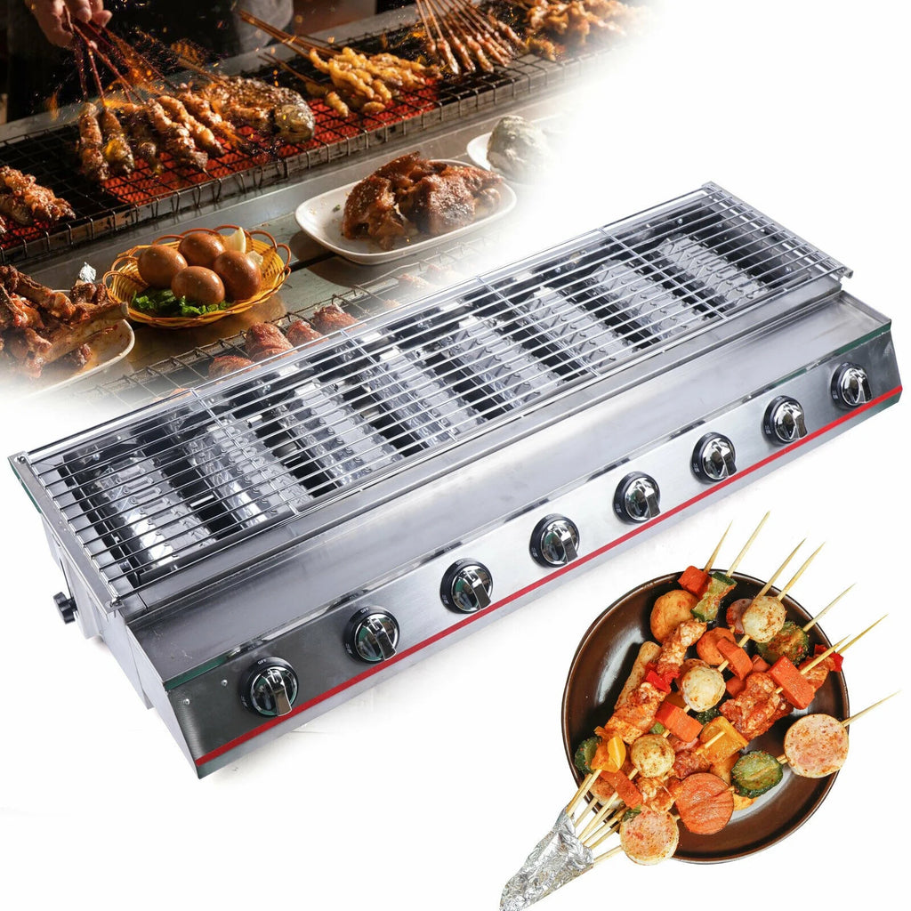 8 Burners LPG Gas Outdoor Cooker Stainless T138392
