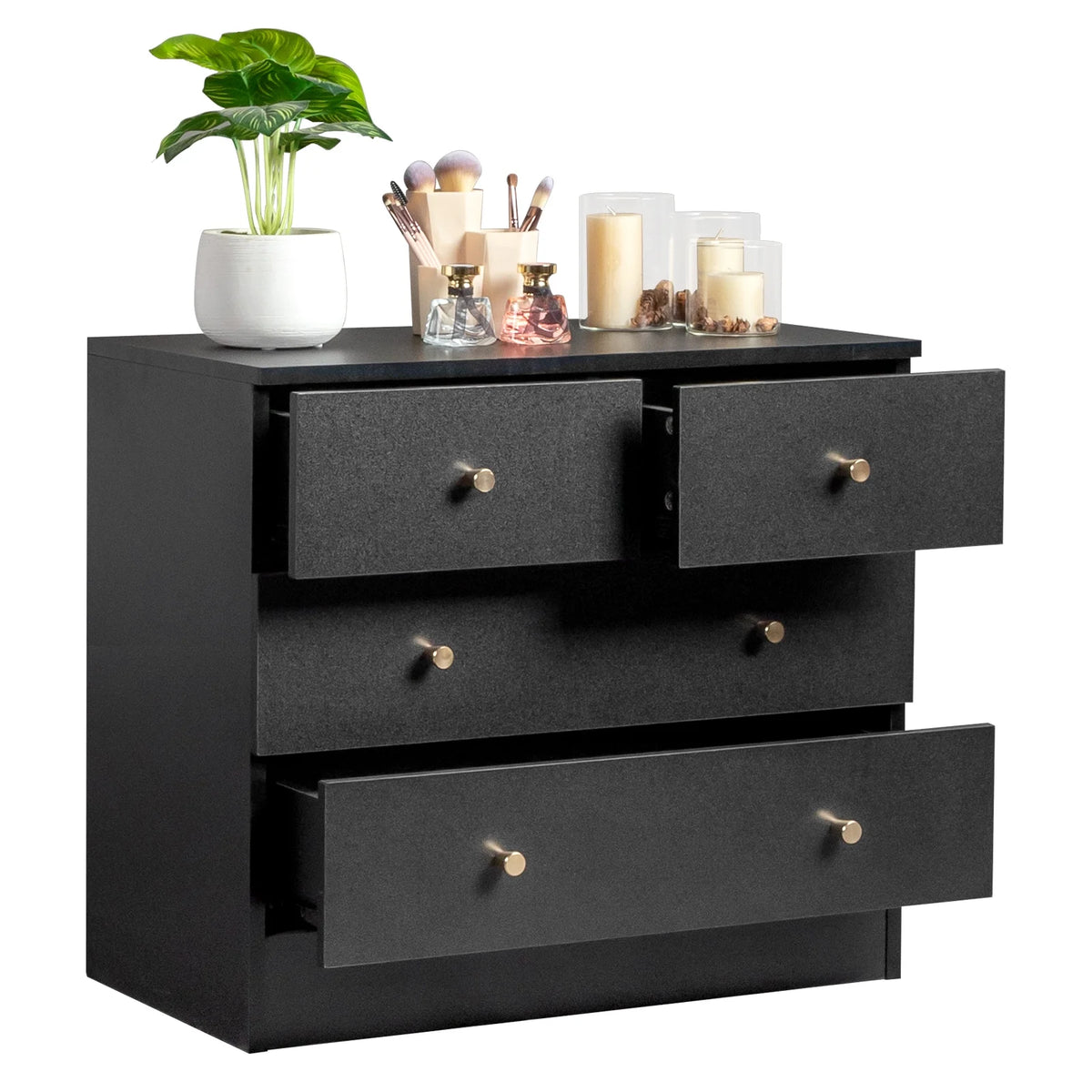 White 7 Drawer Wood Dresser E531763