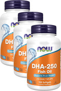 DHA-250 with 125 EPA 120 Softgels Pack of 3 T9779