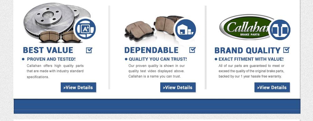 Brake Disc Rotors with Brake Pads and Clips I613