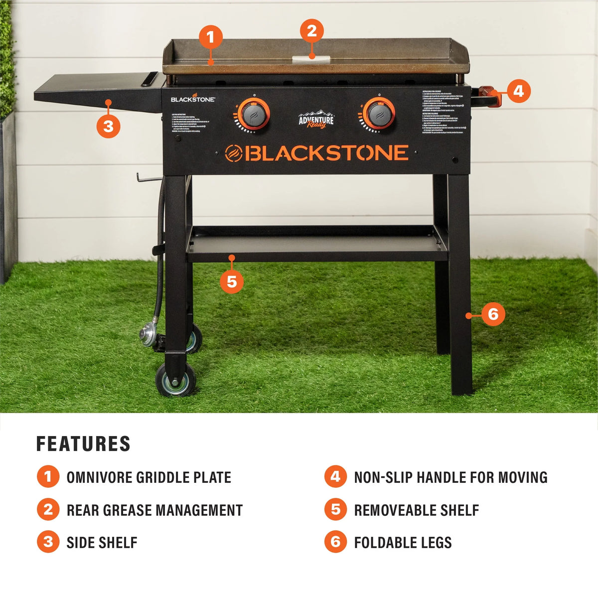 2-Burner 28” Propane Griddle D457675