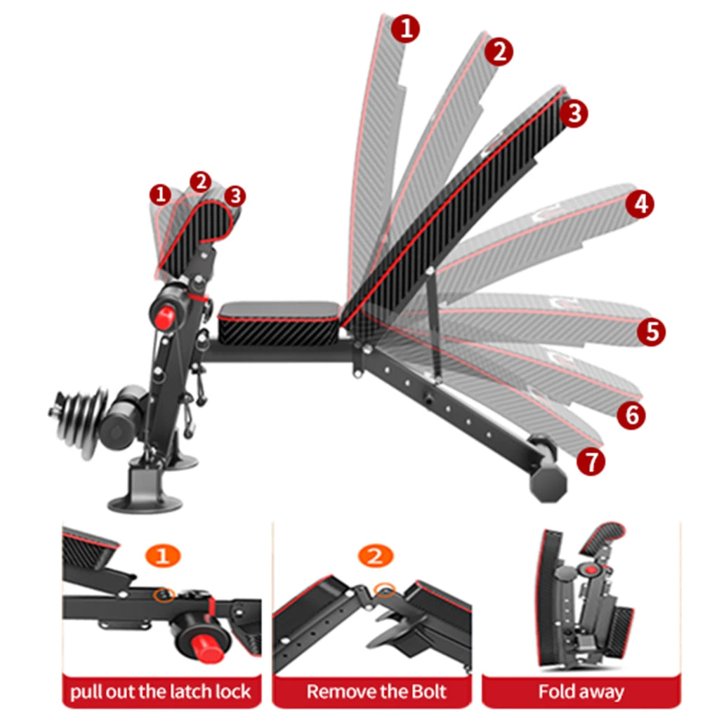 Adjustable Foldable Weight Bench W218425