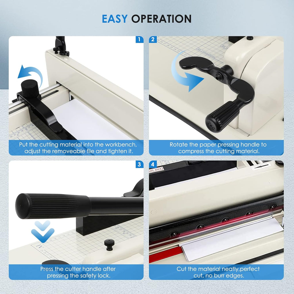 17 inch Guillotine Paper Cutter with Metal Base T520654