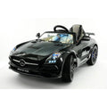 12V Battery Metallic Black Ride on Car O268