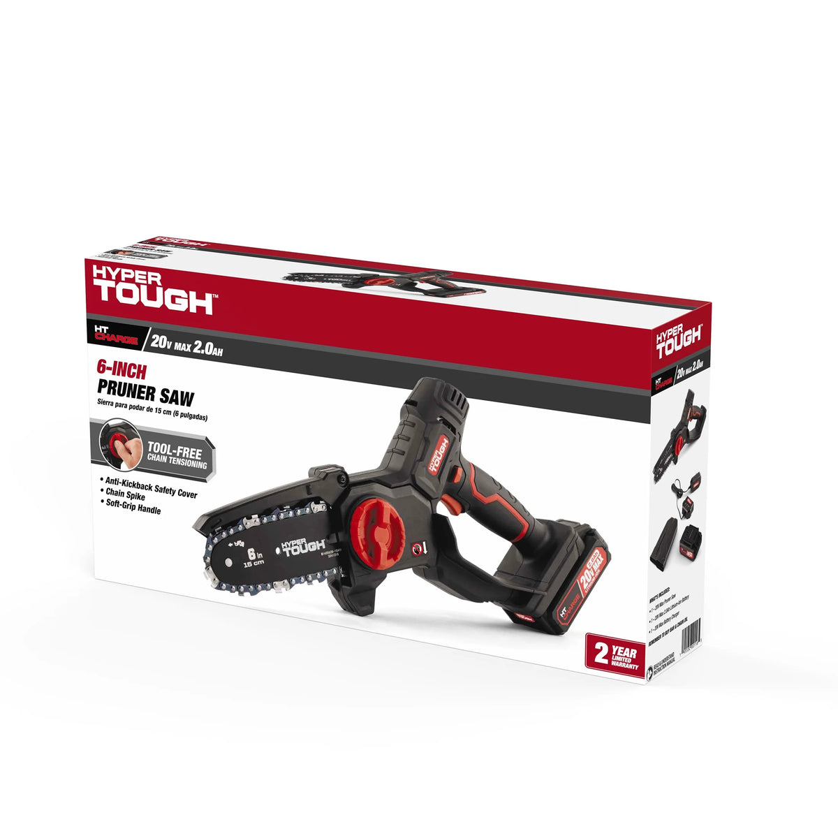 20-Volt 6-inch Mini Chainsaw with Battery and Charger W6926