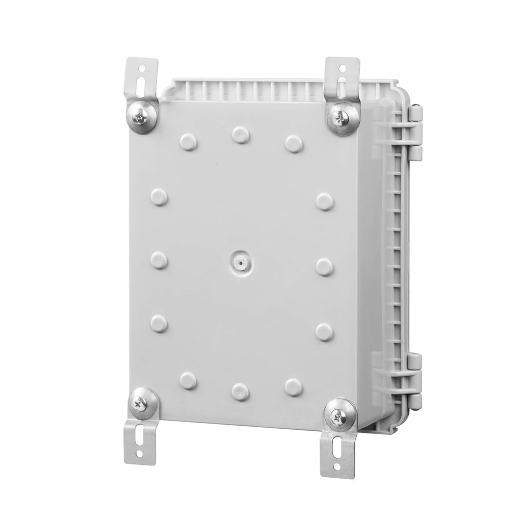IP67 Waterproof Hinged Cover Plastic Junction Box with Mounting Plate 400×300×180mm E644014