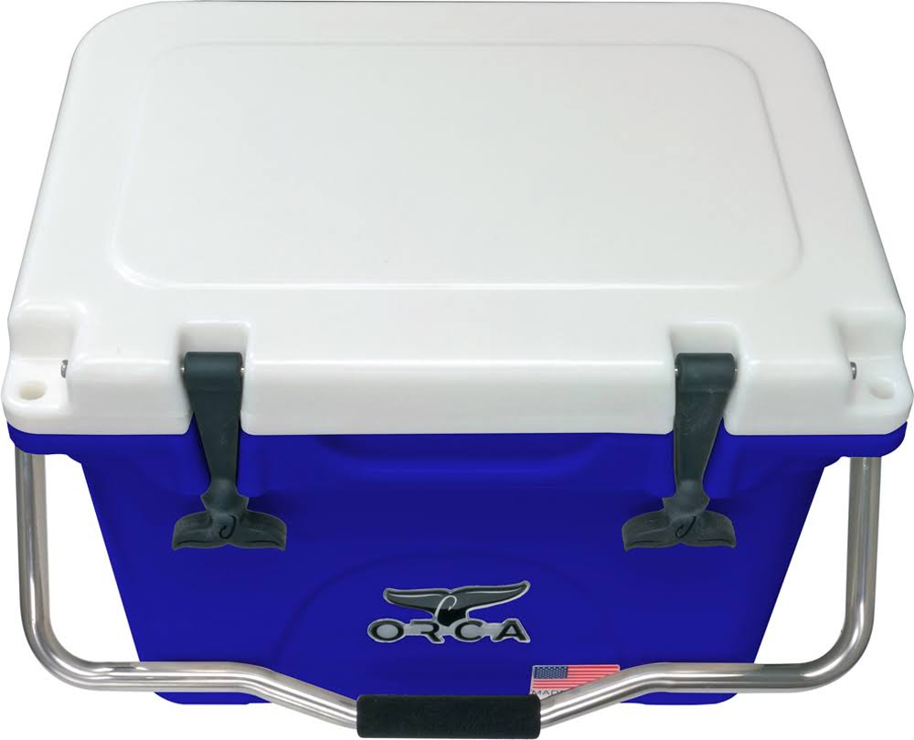 Extra Heavy Duty 20-Quart Coolers - Orange/White H71288