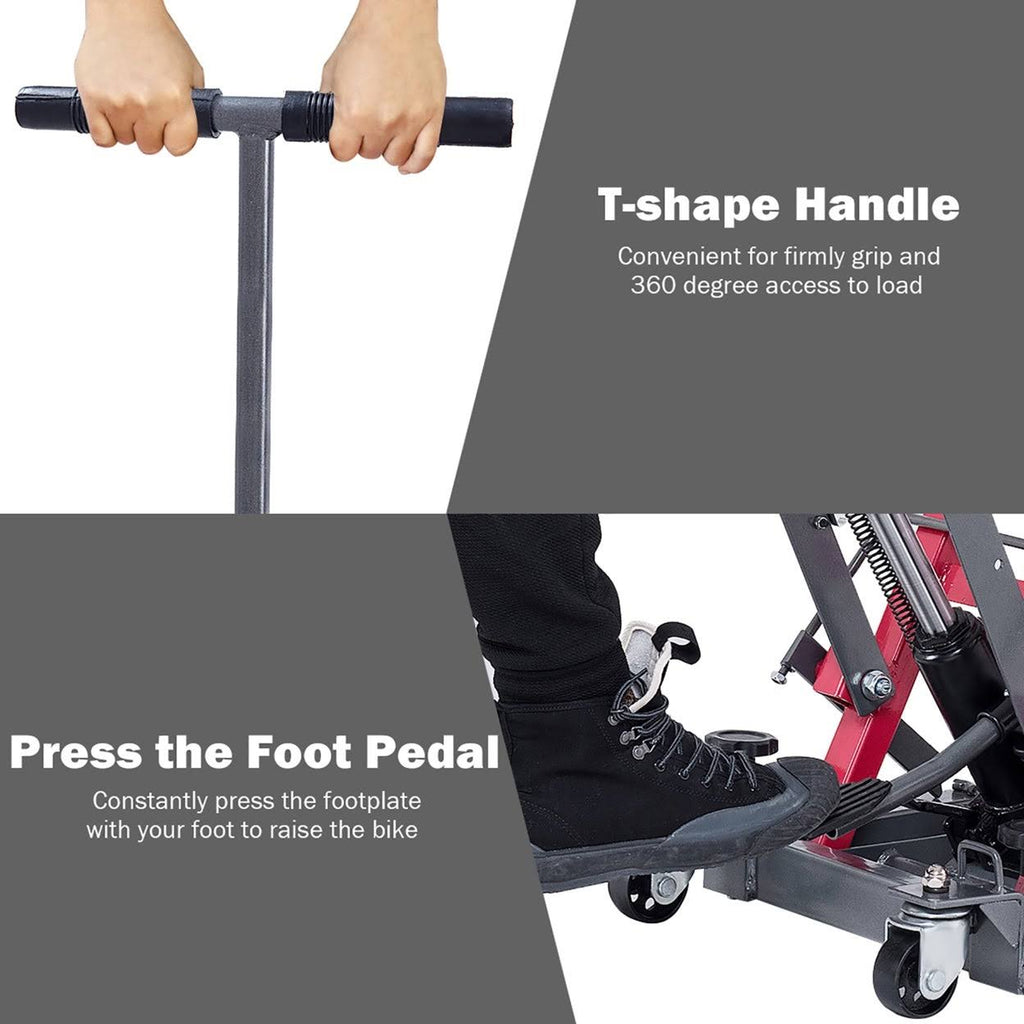 1500 lbs Motorcycle ATV Jack Lift Stand Y4429