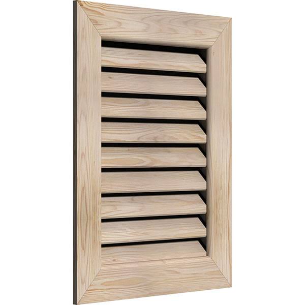 22-in W x 22-in H Vertical Gable Vent Unfinished Smooth Pine I842