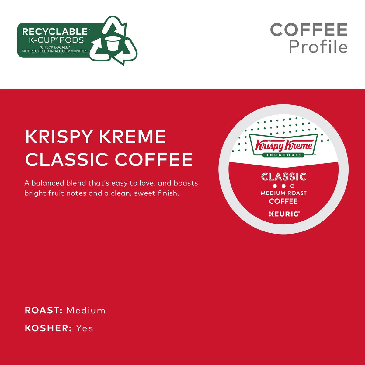 Medium Roast Coffee K-Cup Pods 24 Count C785614