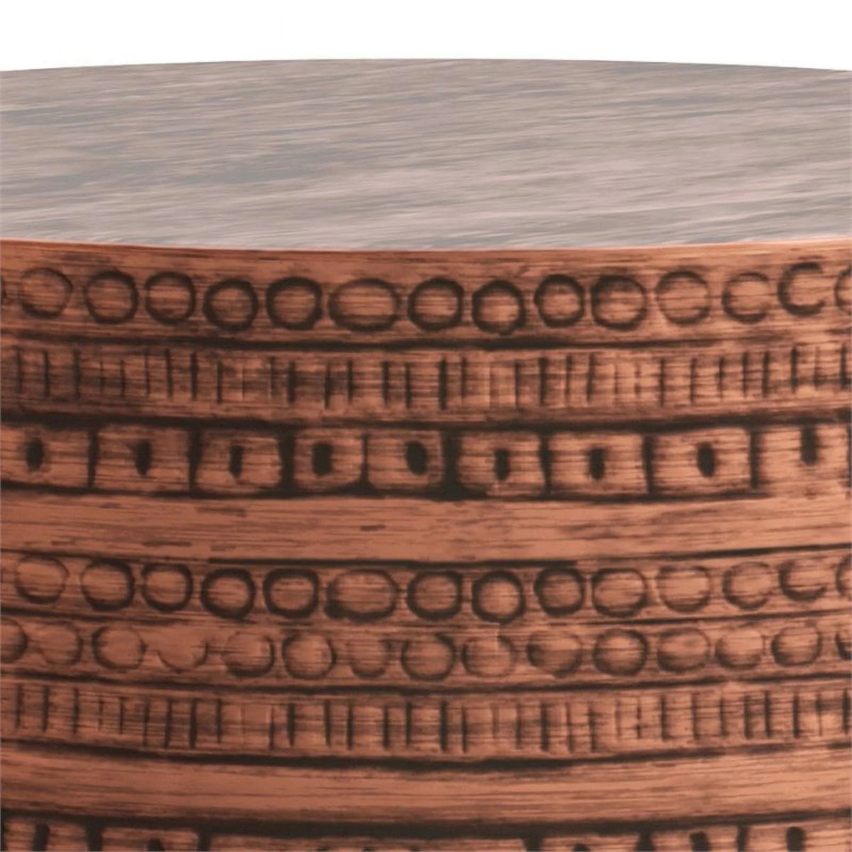 15" Metal Accent Side Table T9111