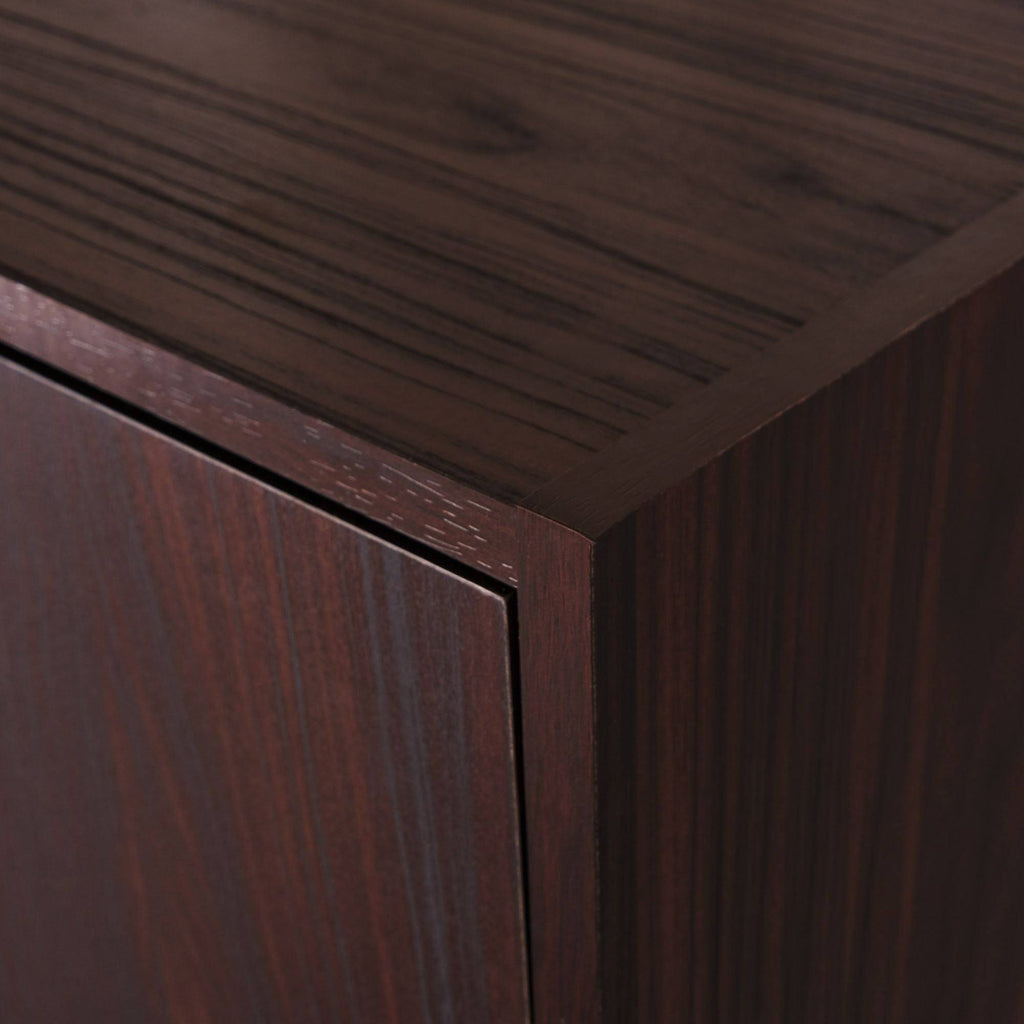 2-Piece Coffee Brown Desk and Bookcase F325926