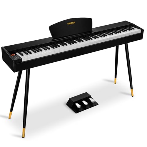 88 Key Weighted Hammer Action Digital Piano with Triple Pedal M170086