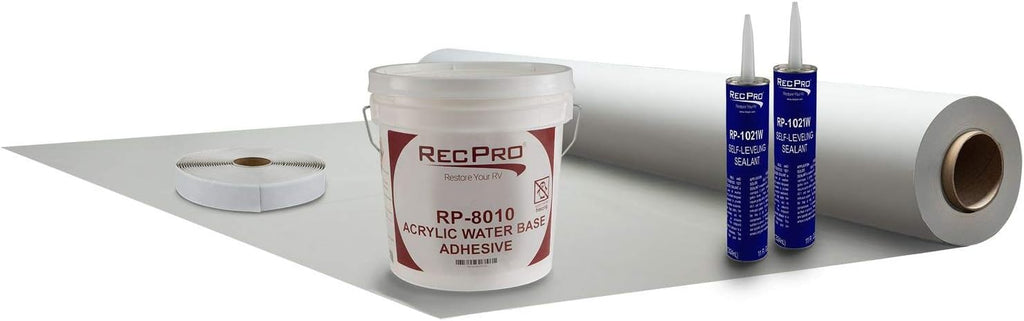 8.5' Wide PVC Rubber Roof Kit 25ft P675479