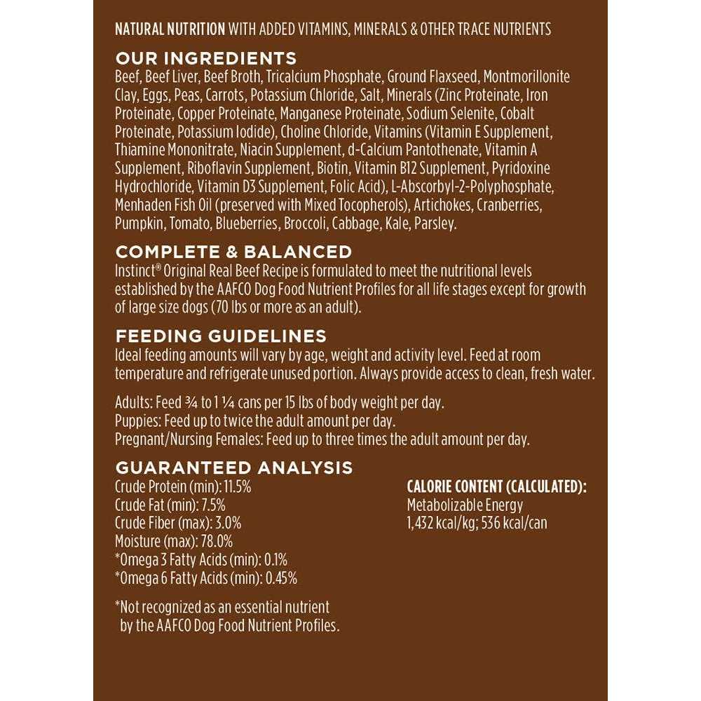 Grain-Free Beef Formula Canned Dog Food H900956
