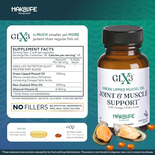 Green Lipped Mussel Oil Capsules 180 Tablets O974