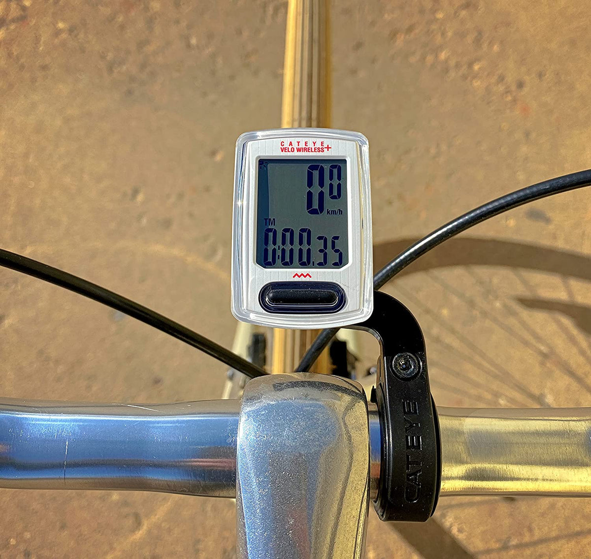 Wireless+ White Bike Computer X5219