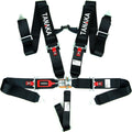 Black 5-Point Safety Harness Set with Shoulder Pads, Pack of 2 V3928