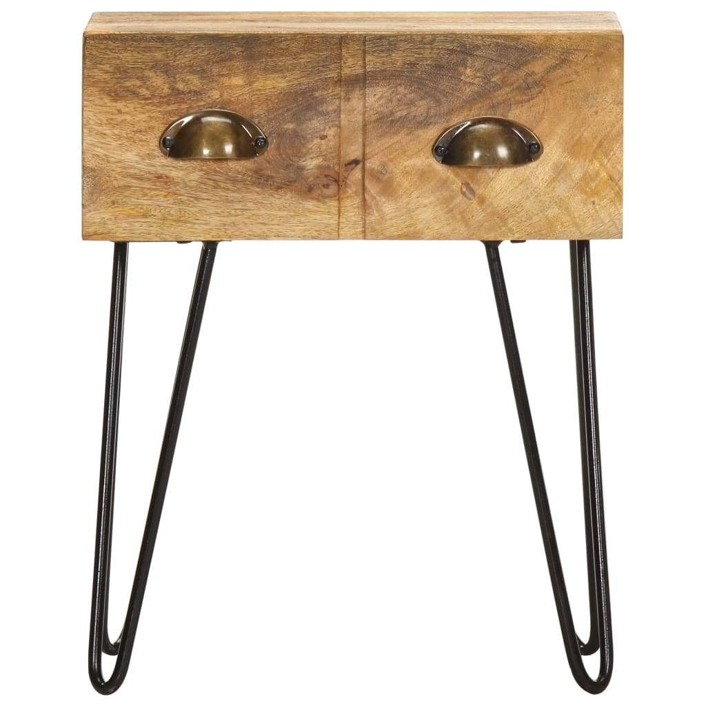 Solid Mango Wood Bedside Cabinet Q30801