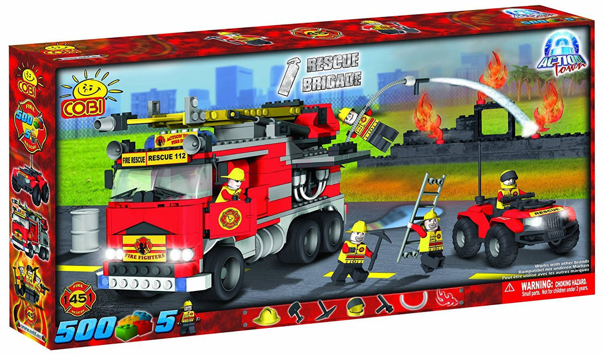 500 Piece Fire Rescue Brigade Construction Set E5267
