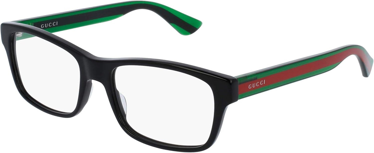 Black Plastic Rectangle Eyeglasses 55mm B98200