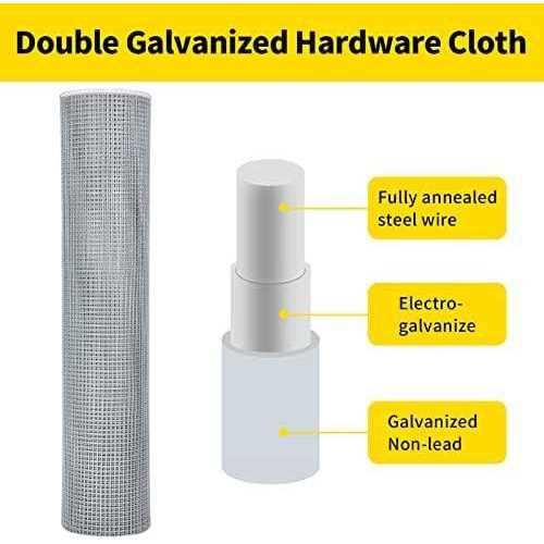 Galvanized Wire Mesh 48inx100ft 23 Gauge Chicken Fence T34727