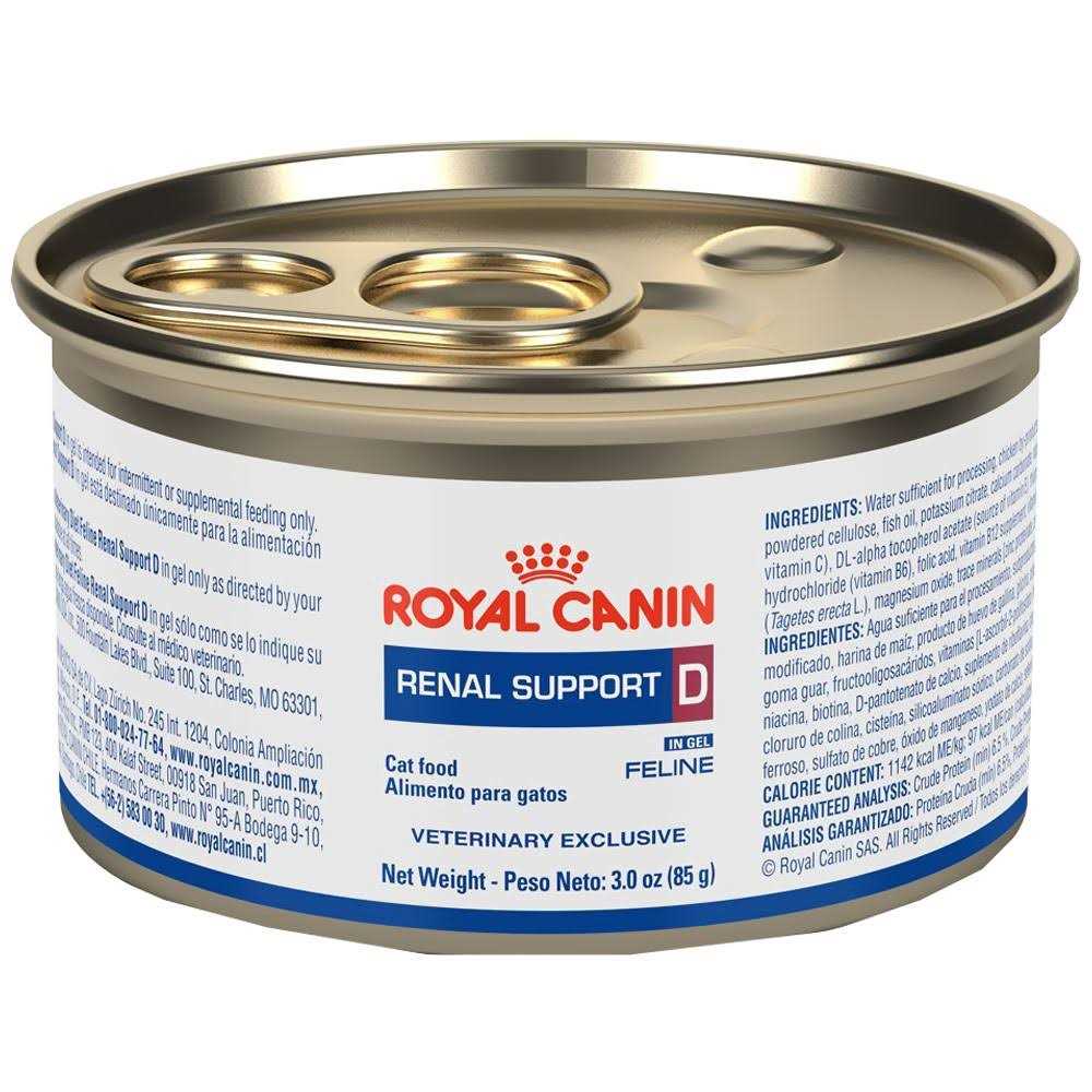 Veterinary Diet Feline Renal Support D Canned Food Q542