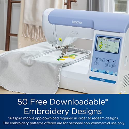 White Embroidery Machine N20416
