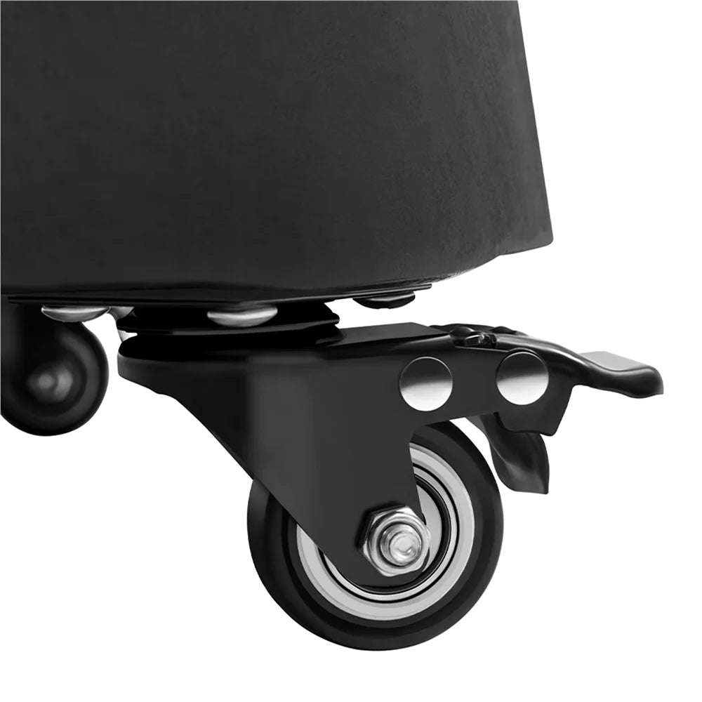 Black Umbrella Base Stand with Wheels Q428897