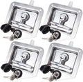 4 Pack Stainless-Steel T Handle Lock with Gasket and Keys D43385