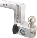 6 Drop Hitch with 2 Shank, Aluminum Trailer Hitch & Ball Mount with Built-in Scale, 2 Stainless Steel Balls and Double-pin Key Lock F76677
