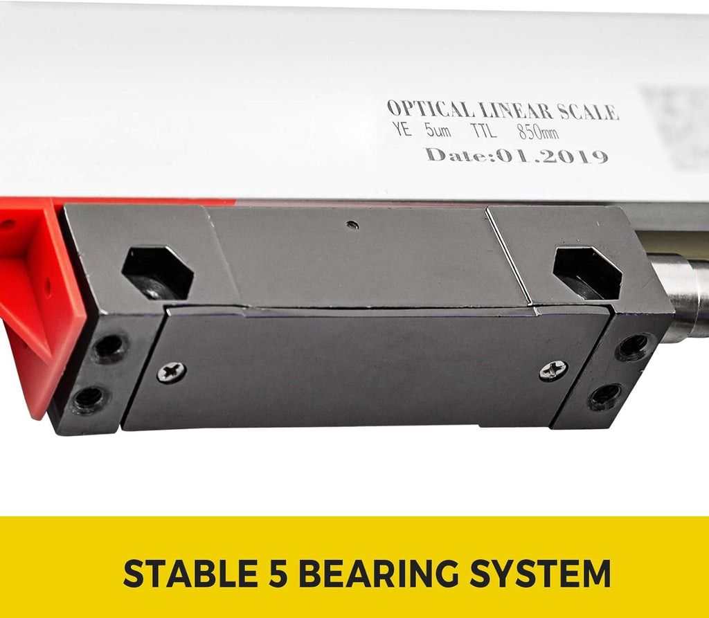 1 Axis Lathe Linear Scale 850mm with Accuracy 0.0002 Optical Length Precision Linear Scale Aluminum Body V534777