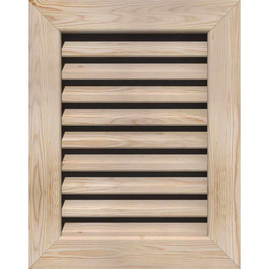 22-in W x 22-in H Vertical Gable Vent Unfinished Smooth Pine I842
