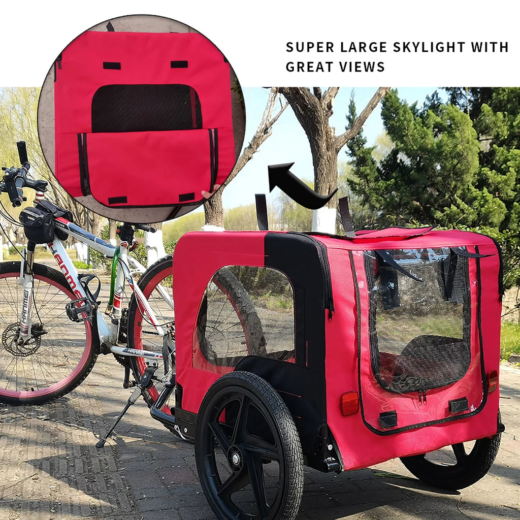 Dog Bike Trailer 2-in-1 Dog Stroller I28771