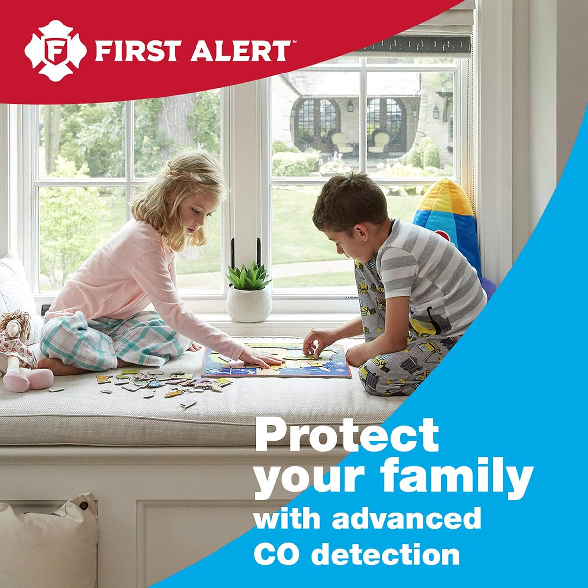 Carbon Monoxide Detector, 3-Pack D45119