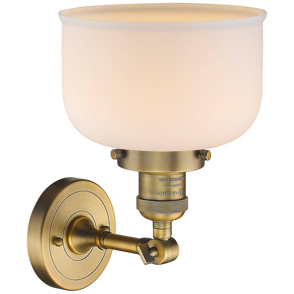 Large Bell 1 Light Sconce LED (Brass) S328