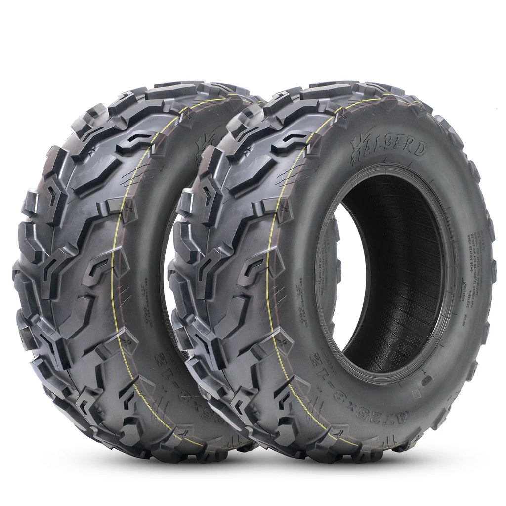 25X8-12 All Terrain Off-Road ATV UTV Tires Set of 2 V188